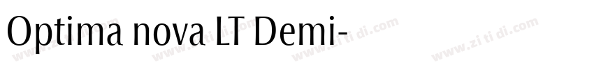 Optima nova LT Demi字体转换 Optima nova LT Demi字体转换